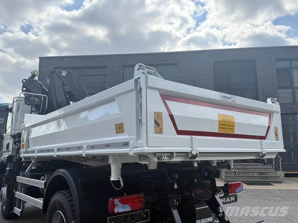 MAN TGM 18.320 TGM 18.320 4x2 BB EuromixMTP HIAB 138-3 Camiones bañeras basculantes o volquetes