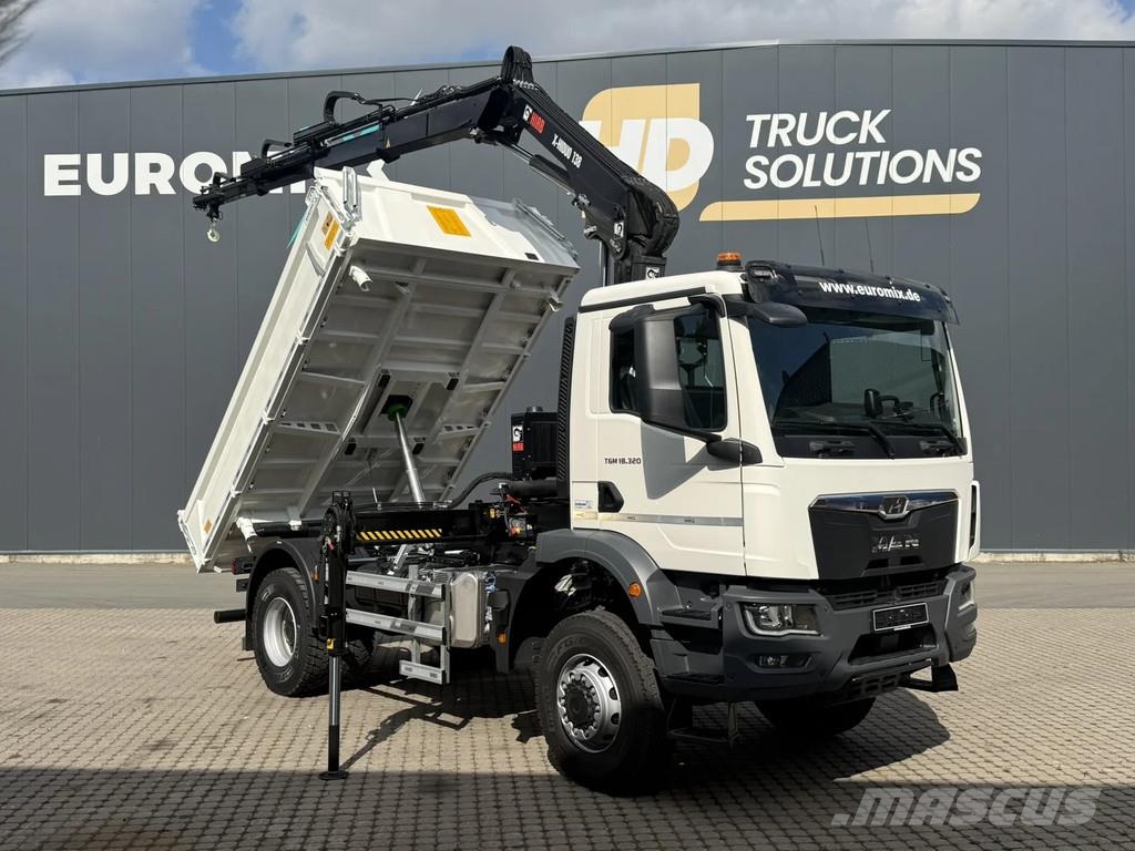 MAN TGM 18.320 TGM 18.320 4x2 BB EuromixMTP HIAB 138-3 Camiões basculantes