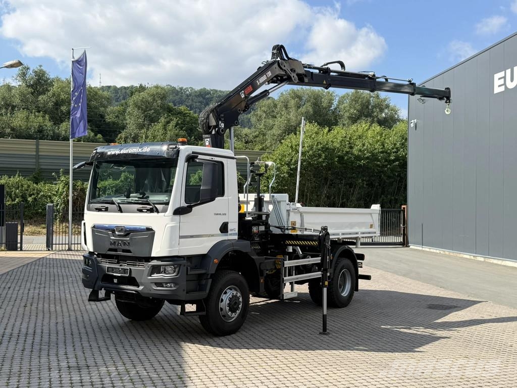 MAN TGM 18.320 TGM 18.320 4x2 BB EuromixMTP HIAB 138-3 Camiones bañeras basculantes o volquetes