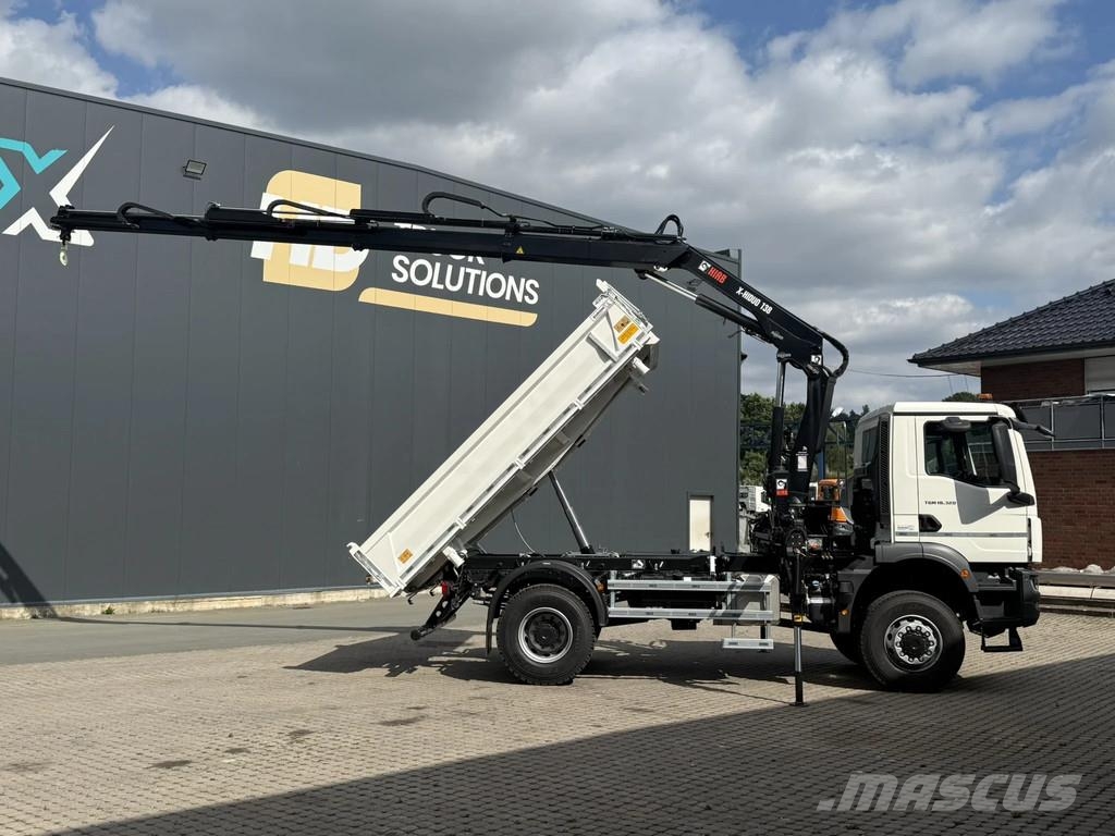 MAN TGM 18.320 TGM 18.320 4x2 BB EuromixMTP HIAB 138-3 Camiones bañeras basculantes o volquetes