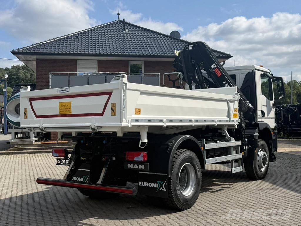 MAN TGM 18.320 TGM 18.320 4x2 BB EuromixMTP HIAB 138-3 Camiones bañeras basculantes o volquetes