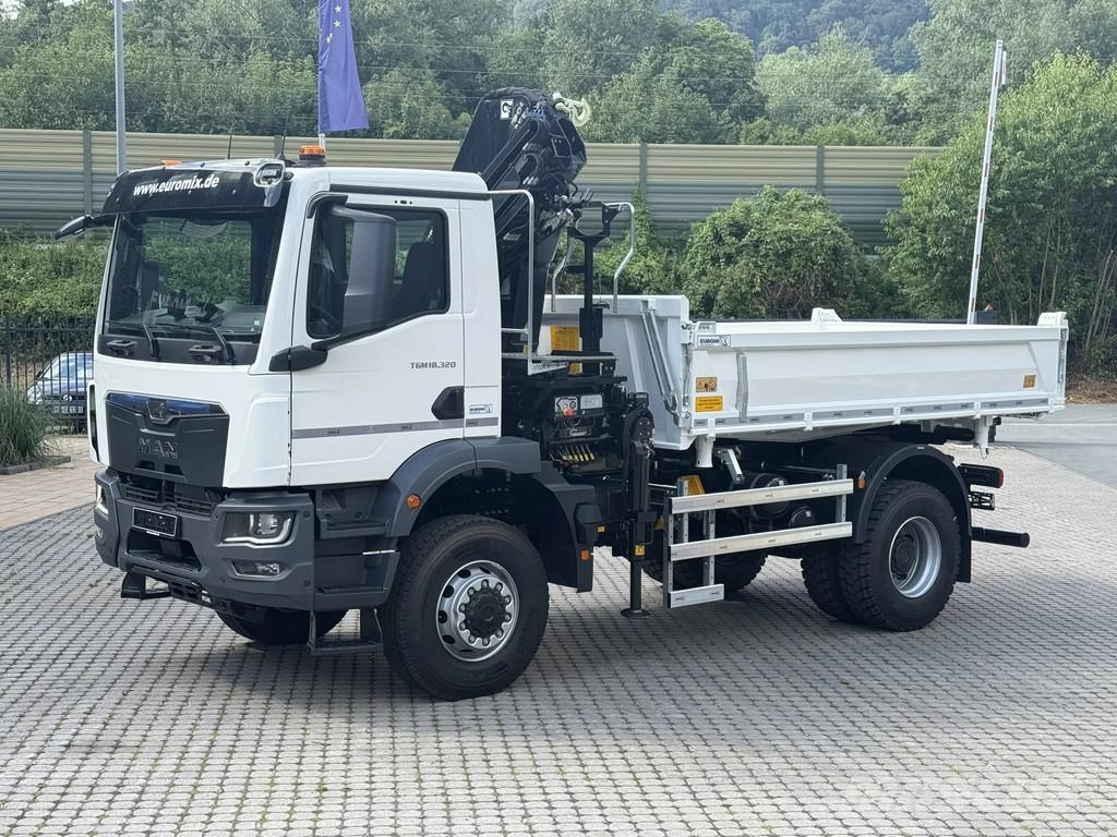 MAN TGM 18.320 TGM 18.320 4x2 BB EuromixMTP HIAB 138-3 Camiones bañeras basculantes o volquetes