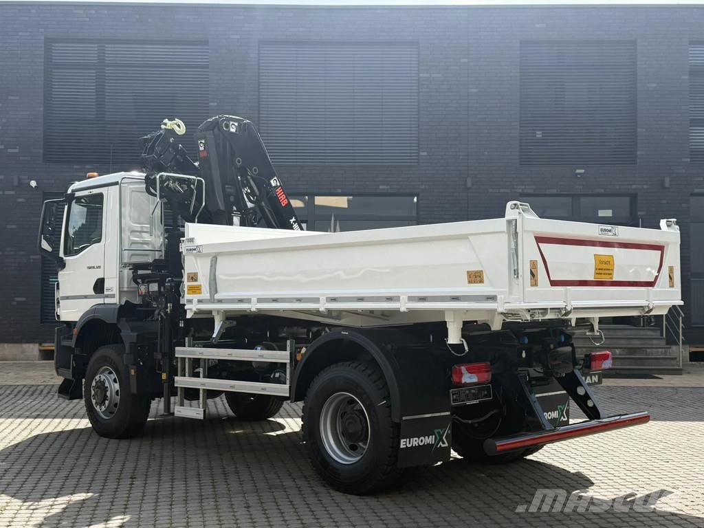 MAN TGM 18.320 TGM 18.320 4x2 BB EuromixMTP HIAB 138-3 Camiones bañeras basculantes o volquetes