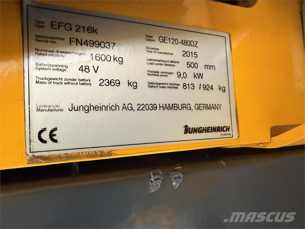 Jungheinrich EFG216K Carrelli elevatori elettrici
