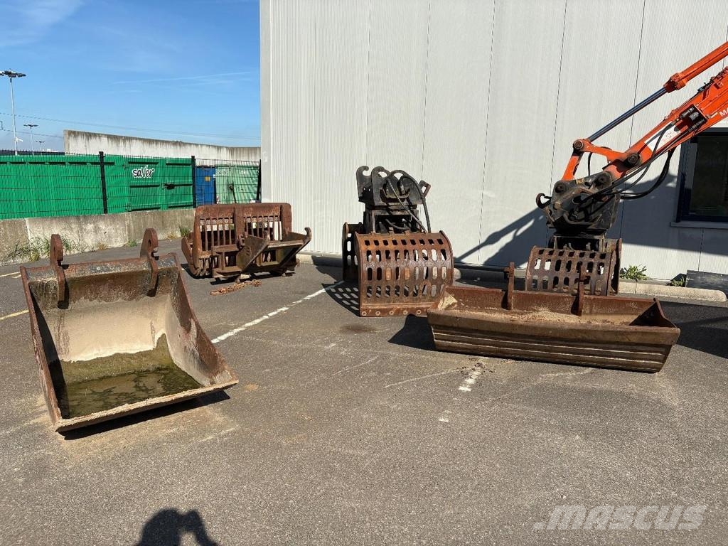  Snelwissel Systeem - various buckets + SORTING GRA Quick connectors