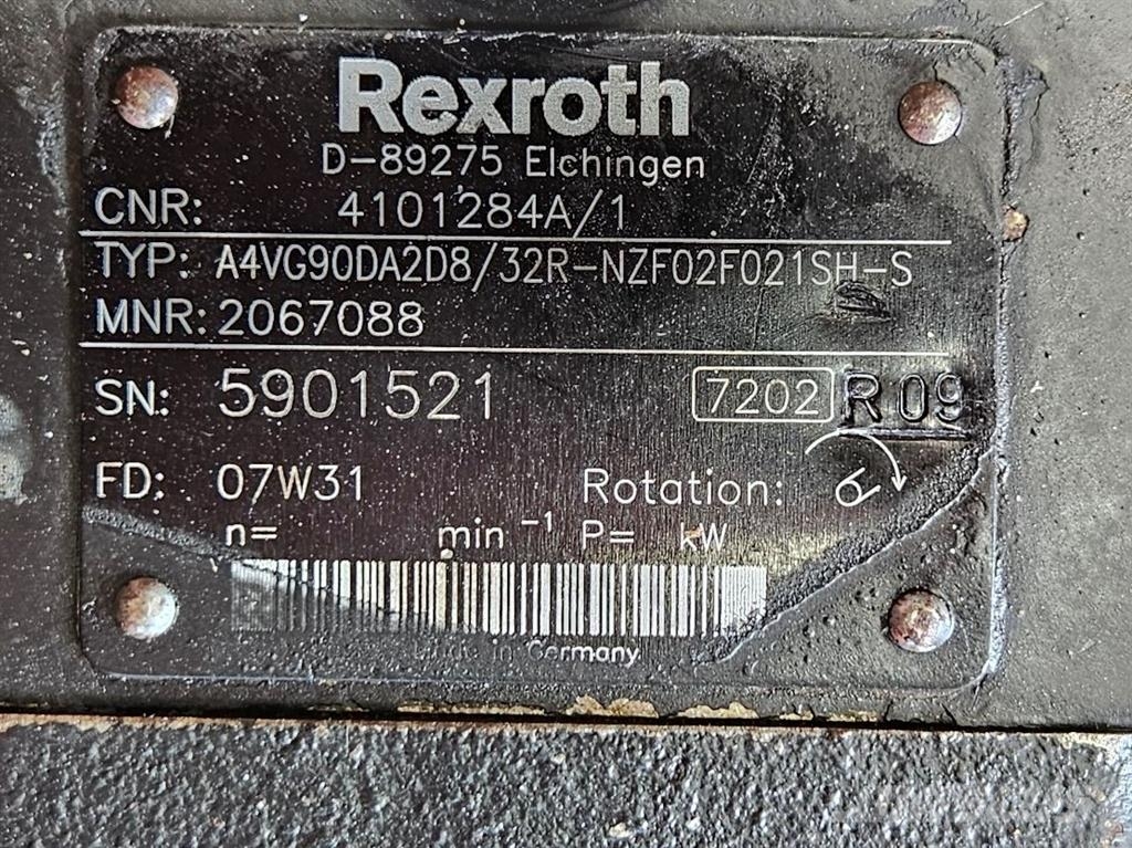 Ahlmann AZ150-4101284A-Rexroth A4VG90-Drive pump/Fahrpumpe Hidráulicos