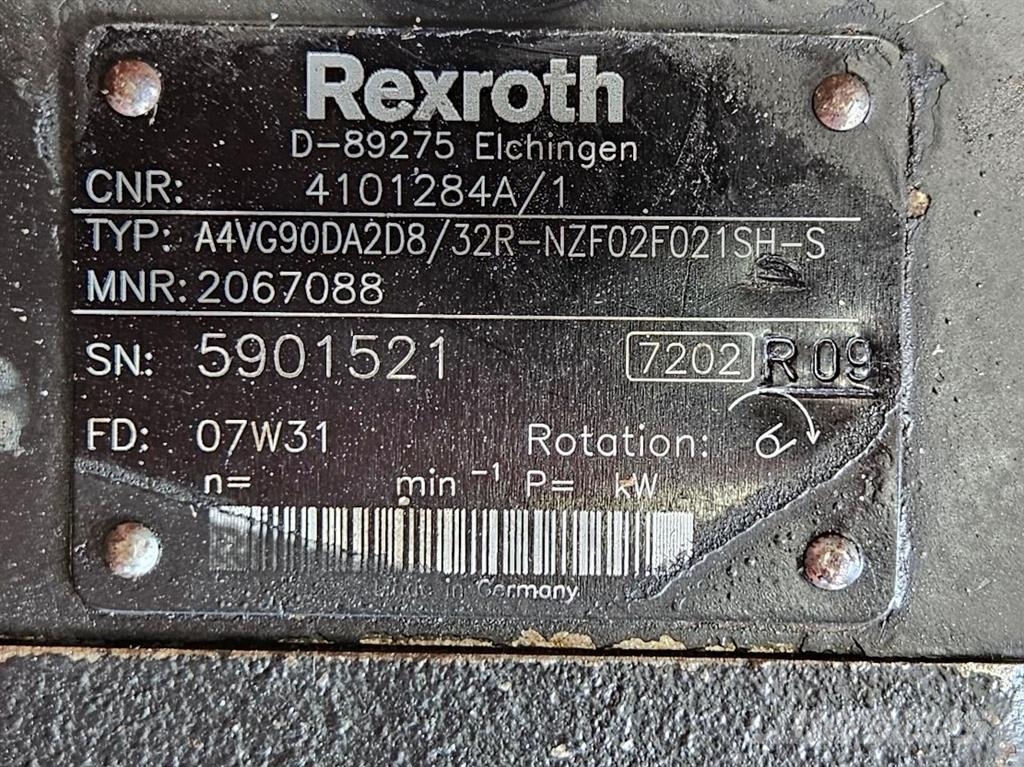 Ahlmann AZ150-4101284A-Rexroth A4VG90-Drive pump/Fahrpumpe Hydraulik