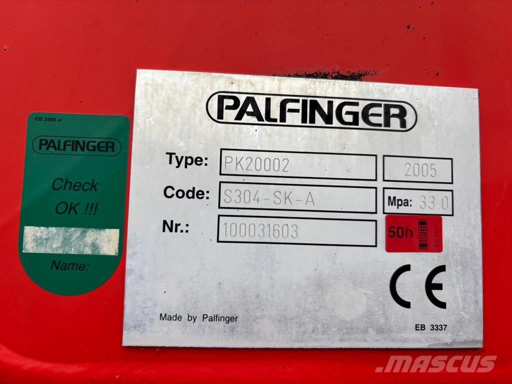 Volvo FM 400 6x2*4 EURO3 + Palfinger PK20002 + AJK HOOKL Kranbilar
