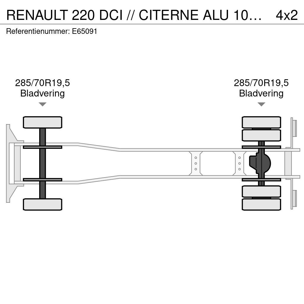 Renault 220 DCI // CITERNE ALU 10.000L + 4COMP 運油車