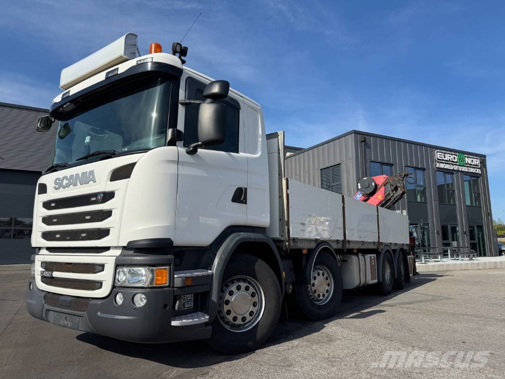 Scania G450 8x2*6 Euro 6 / Crane HMF 2620 K5 Camiones grúa