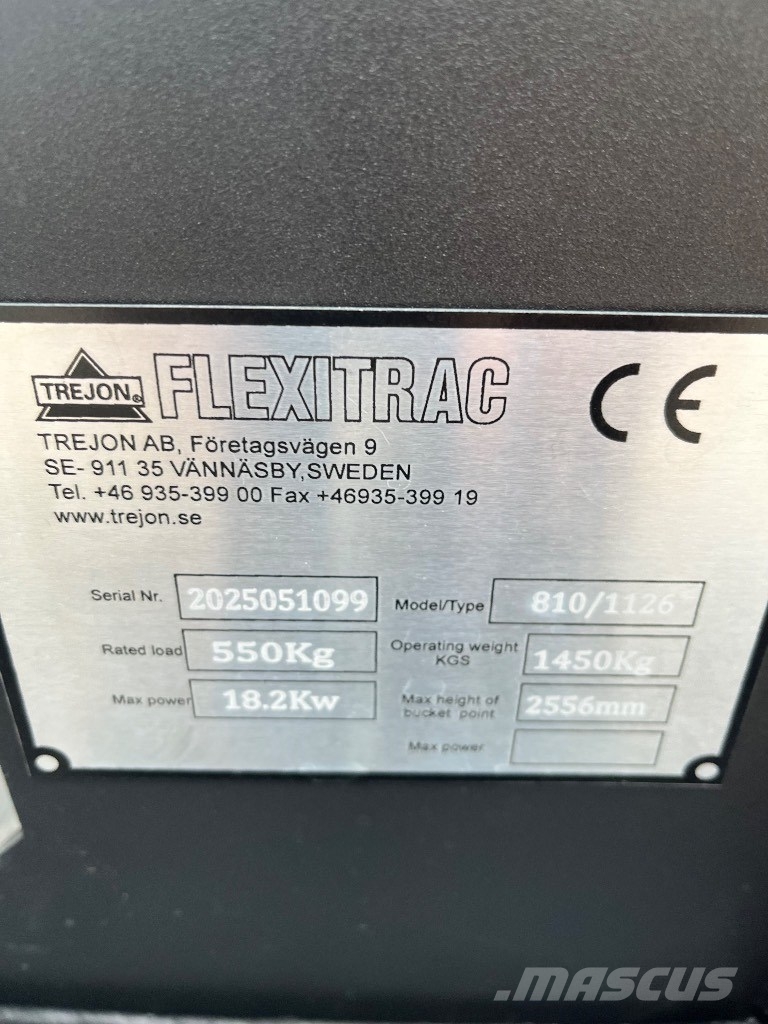 Trejon Flexitrac 1126LRF, Fäste Trima/SMS 滑移装载机
