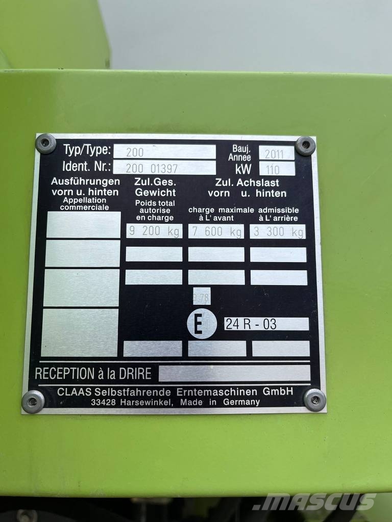 CLAAS DOMINATOR 150 Θεριζοαλωνιστικές μηχανές