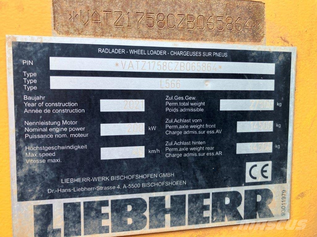 Liebherr L 566 Tekerlekli yükleyiciler