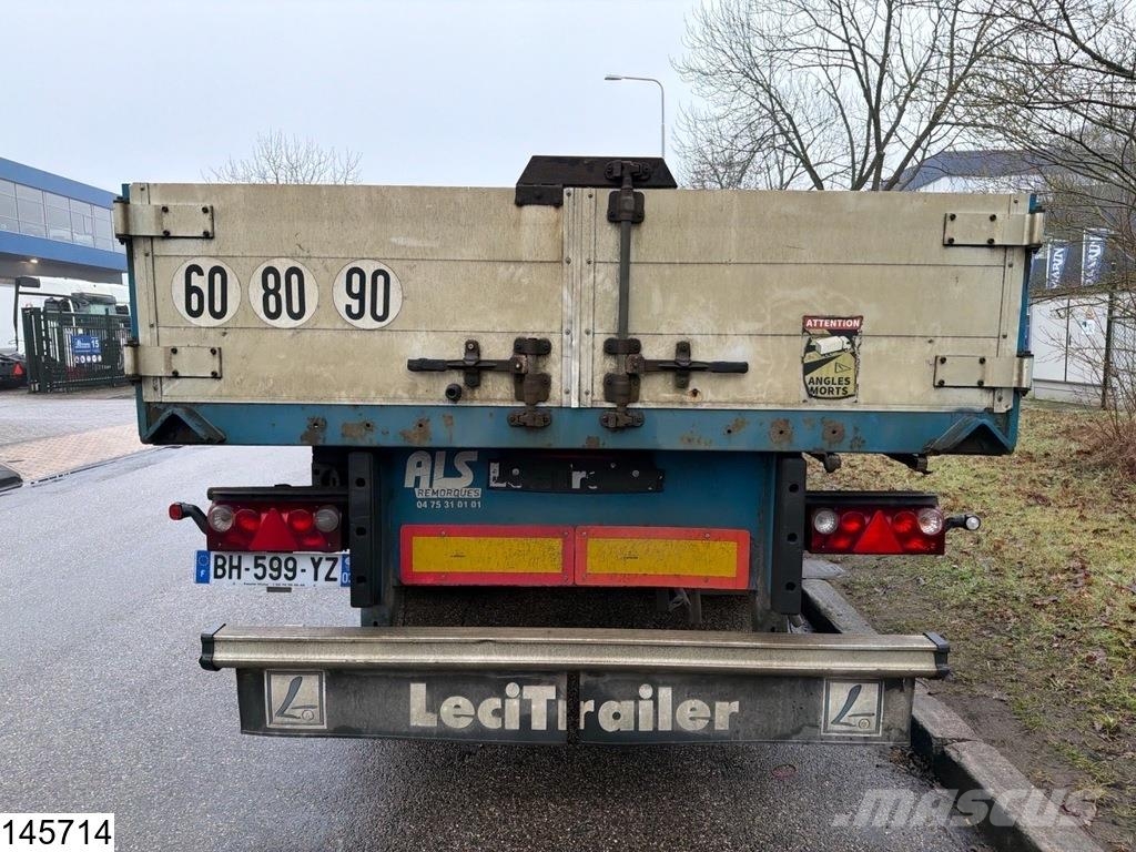 Lecitrailer open laadbak Pritschenauflieger