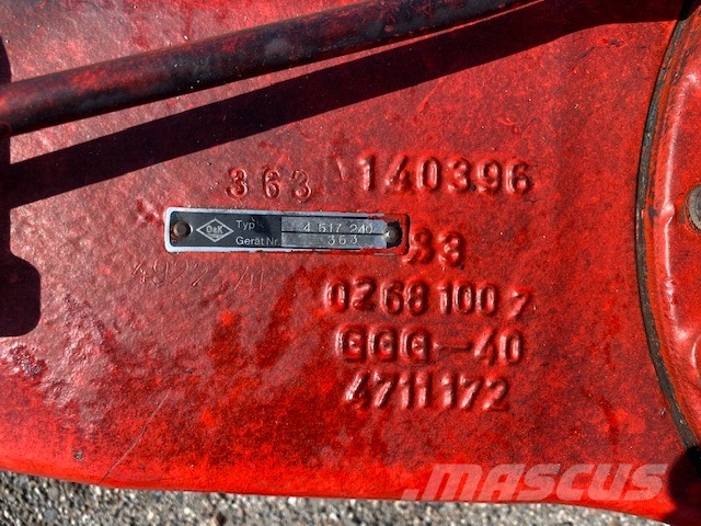 O&K L 15 USED AXLES COMPLET アクスル