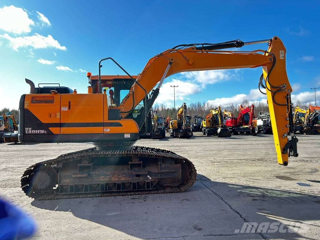 Hyundai HX140HW C  / Rasvari, Metsäalusta 800mm laput! Excavadoras sobre orugas