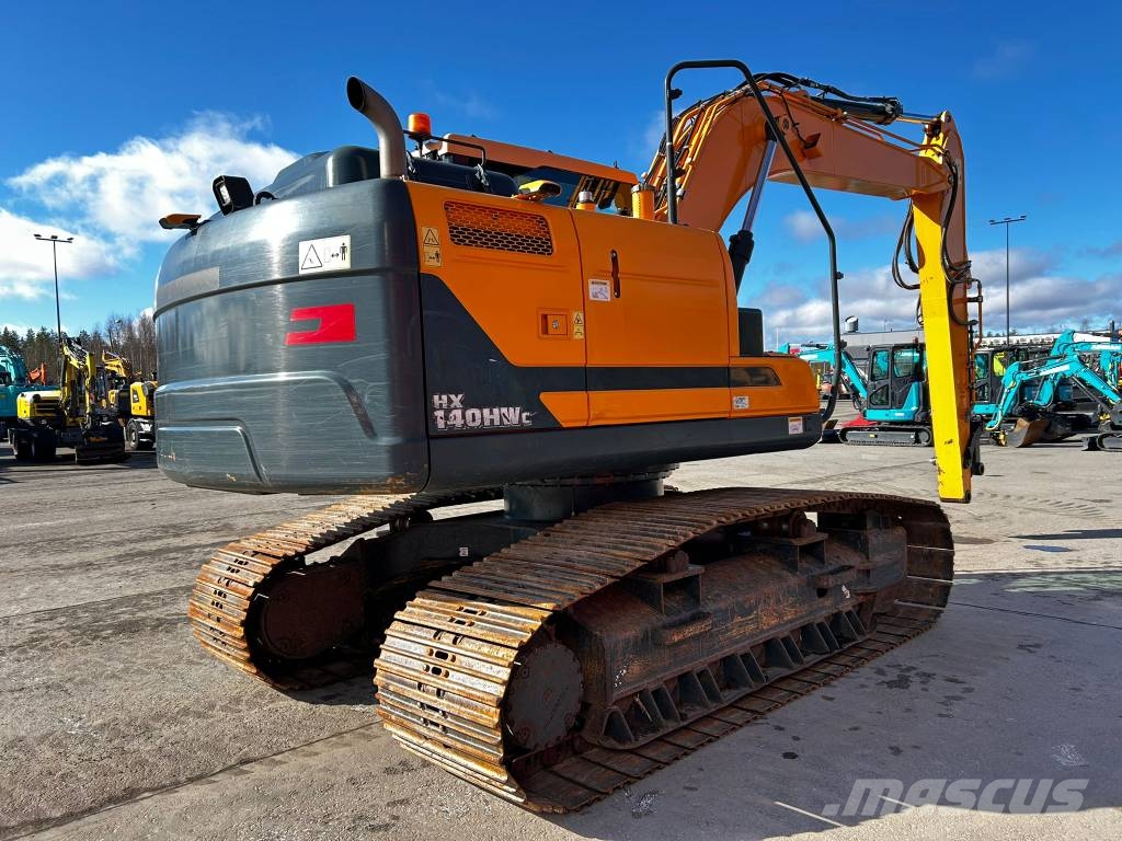 Hyundai HX140HW C  / Rasvari, Metsäalusta 800mm laput! Excavadoras sobre orugas
