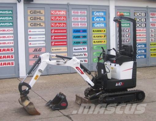 Bobcat E 10 z * 2x Löffel * * Verstellfahrwerk * vgl 08 Minibagger < 7t