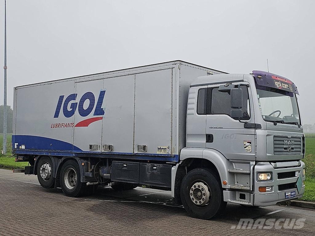 MAN 26.390 TGA 6X2 TAILLIFT Van Body Trucks