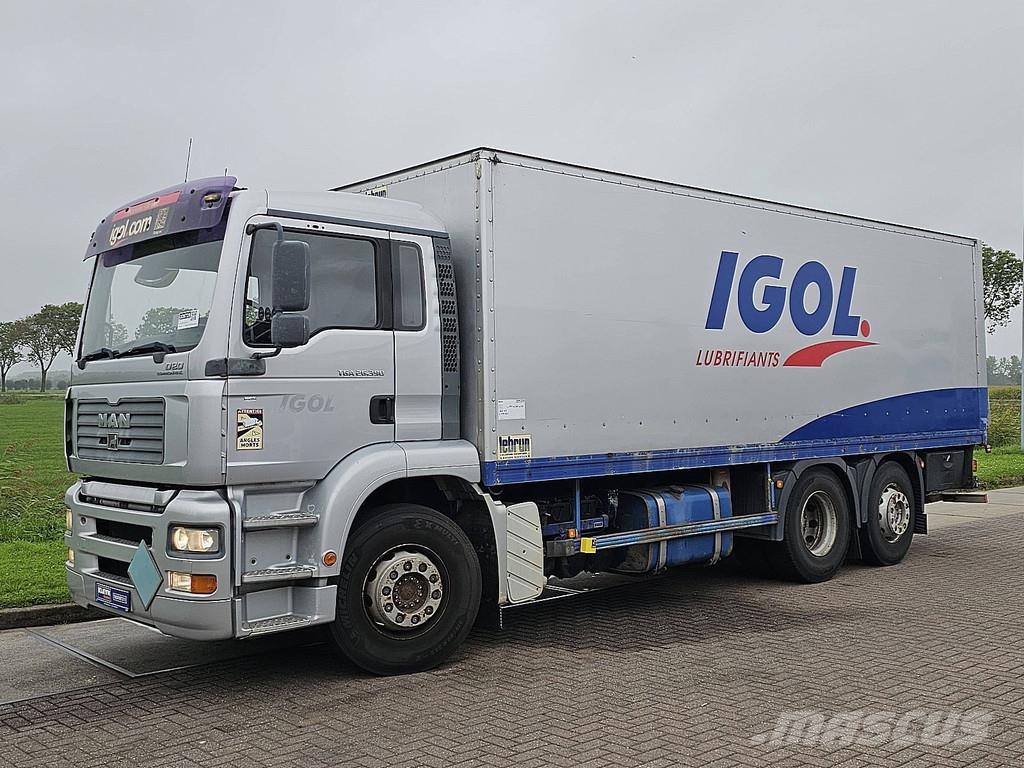 MAN 26.390 TGA 6X2 TAILLIFT Van Body Trucks