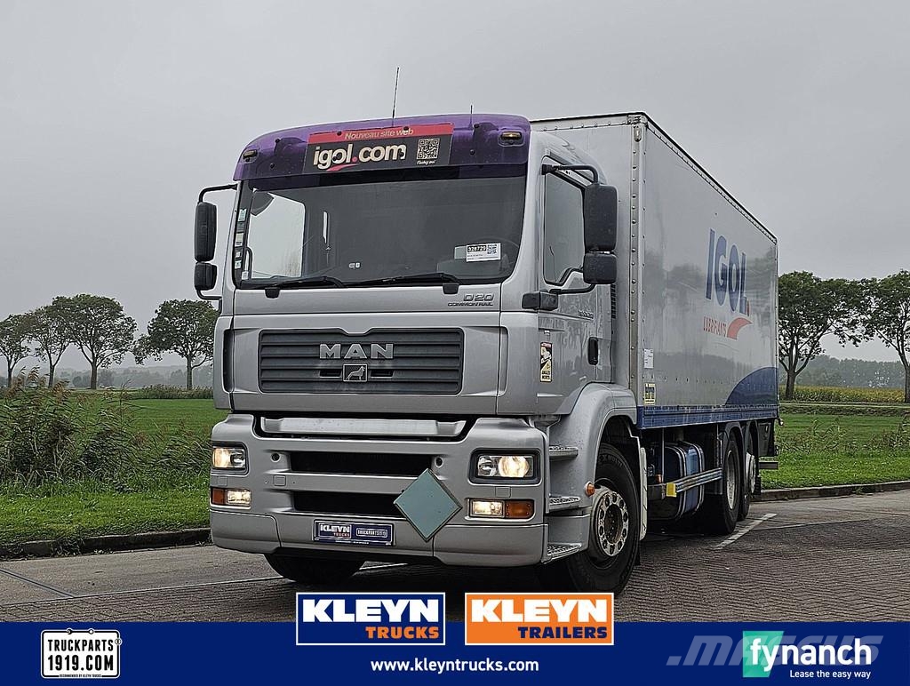 MAN 26.390 TGA 6X2 TAILLIFT Van Body Trucks