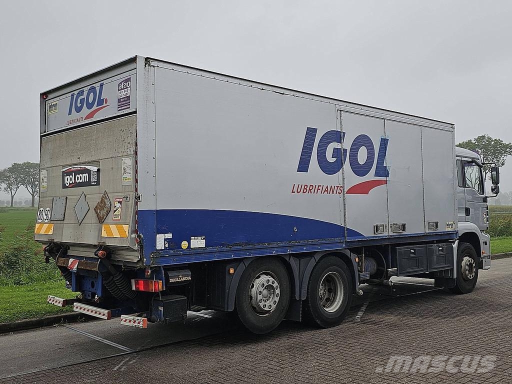 MAN 26.390 TGA 6X2 TAILLIFT Van Body Trucks