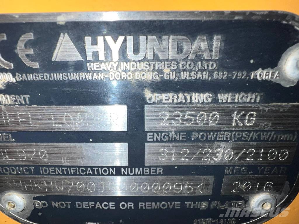 Hyundai HL 970 轮式装载机