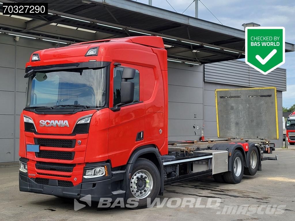 Scania R520 R 6X2 V8 Retarder Full Air 9t Front Axle Lift Vaihtolava-autot