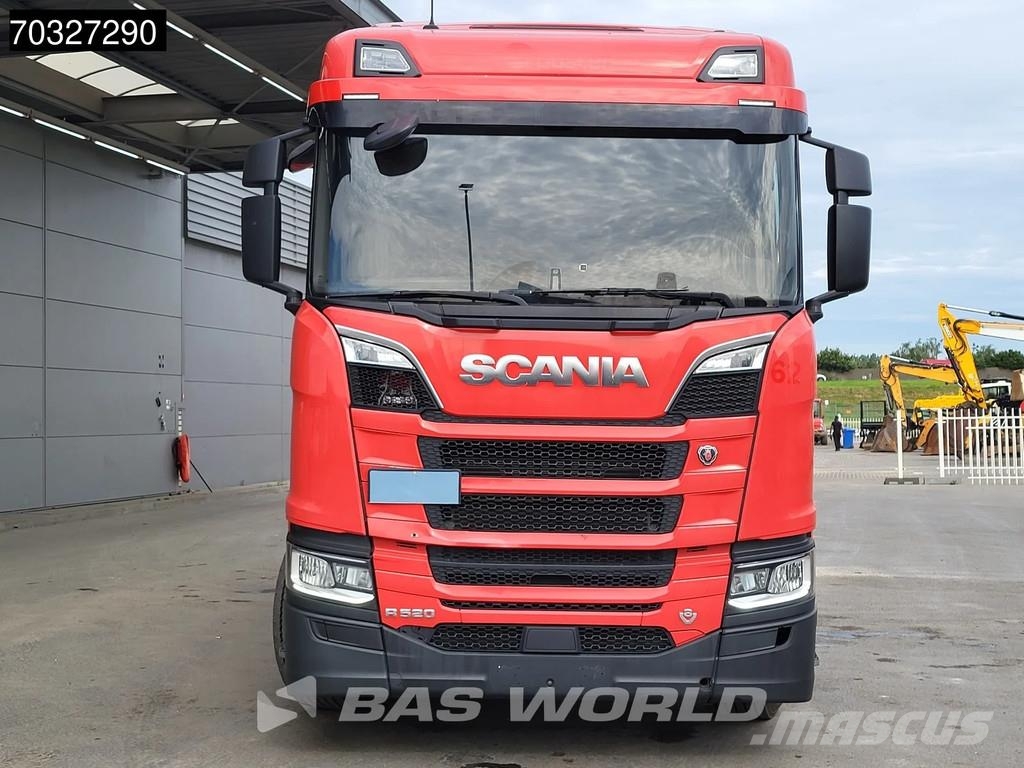 Scania R520 R 6X2 V8 Retarder Full Air 9t Front Axle Lift Vaihtolava-autot