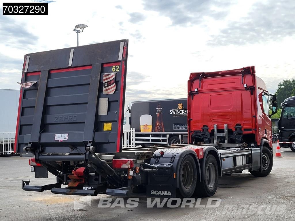 Scania R520 R 6X2 V8 Retarder Full Air 9t Front Axle Lift Vaihtolava-autot