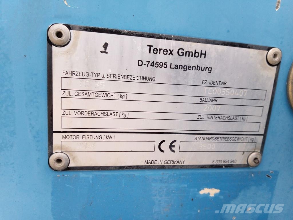 Terex TC35 Miniescavadeiras < 7t (Mini escavadeiras)