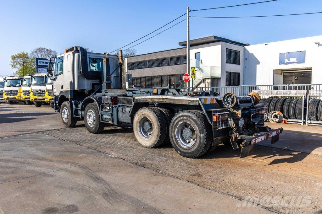 DAF CF 85.410-8X4+MARREL 22T Kroghejs