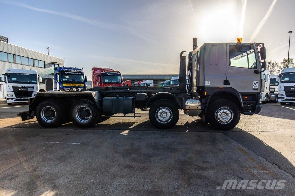 DAF CF 85.410-8X4+MARREL 22T Kroghejs