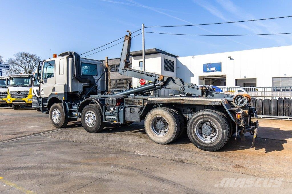 DAF CF 85.410-8X4+MARREL 22T Kroghejs