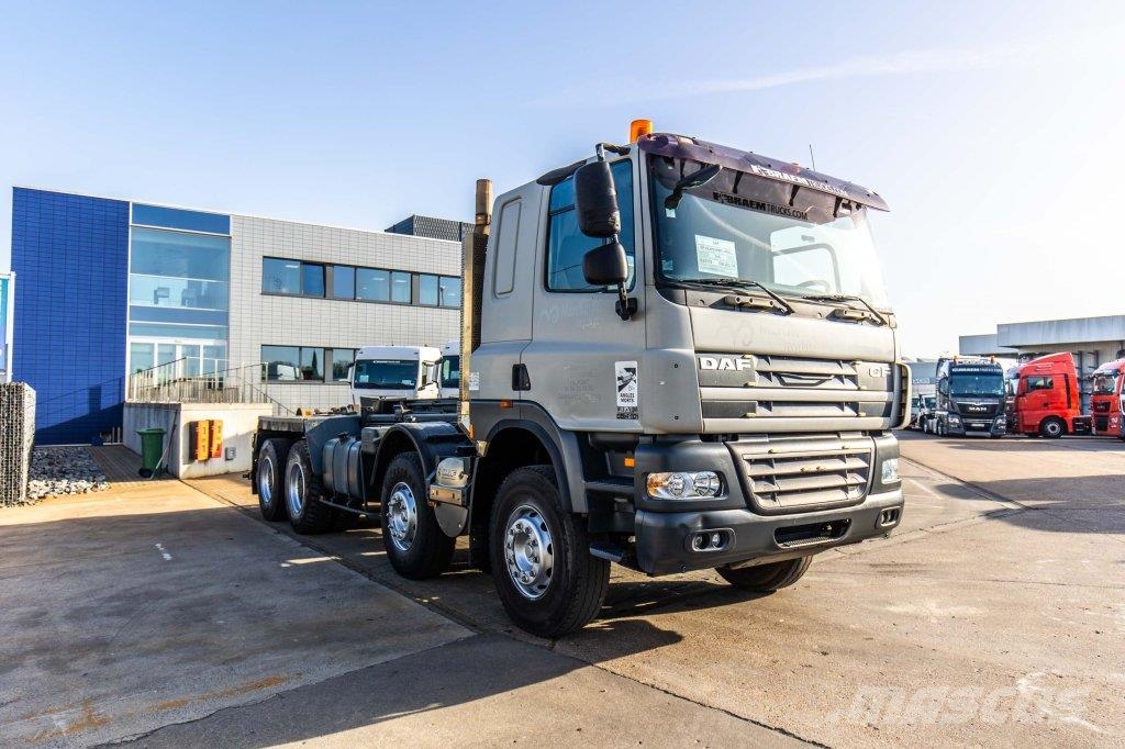 DAF CF 85.410-8X4+MARREL 22T Kroghejs