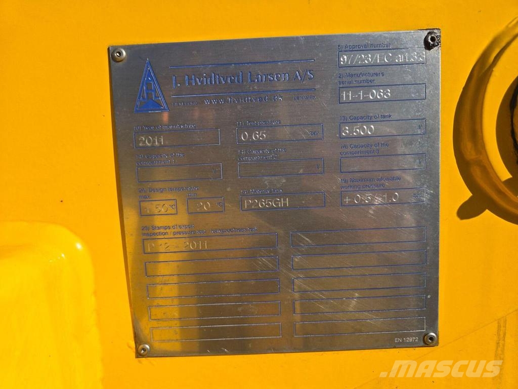 Mercedes-Benz 1224 ATEGO 4X2 Hvidtved Larsen Пилососи