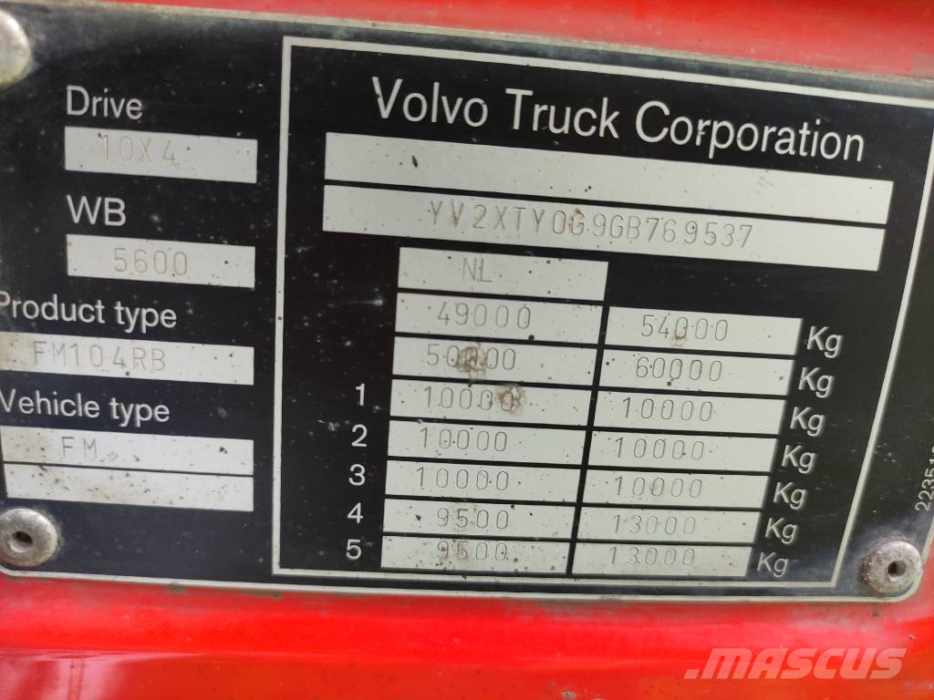 Volvo FM 460 Kipper 10×4 Kiper kamioni