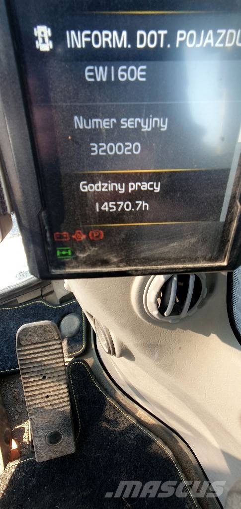 Volvo EW 160 E Kolesové rýpadlá