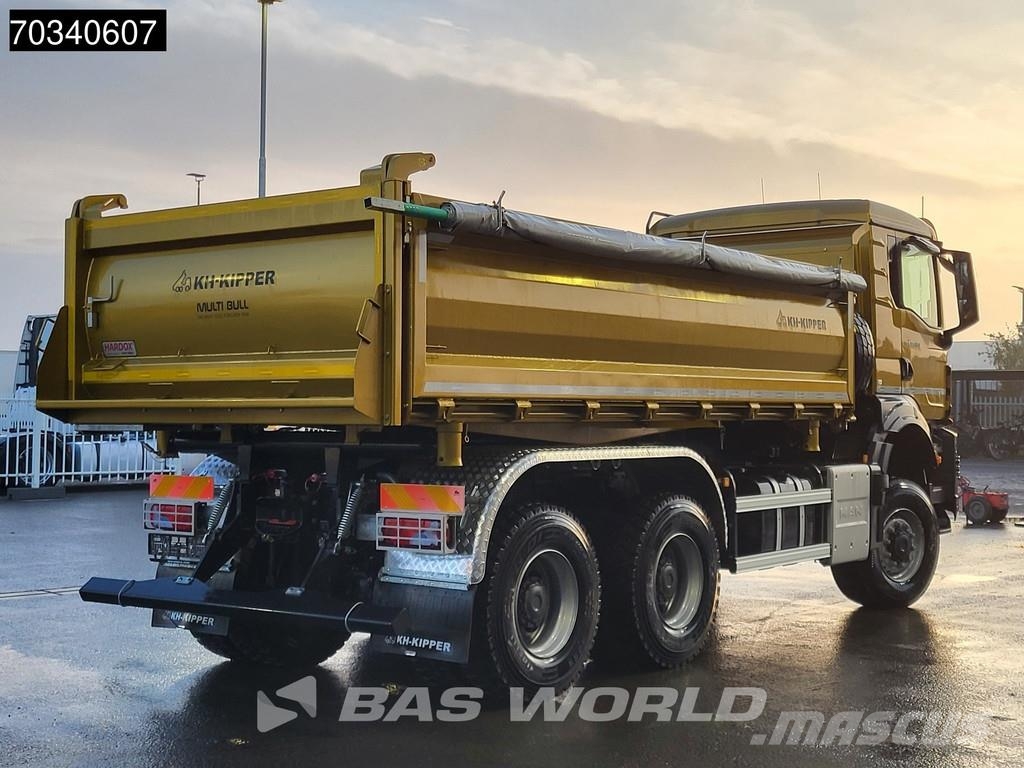MAN TGS 33.480 6X6 6x6 12m3 KH-Kipper 3-way tipper Ste Kiperi kamioni