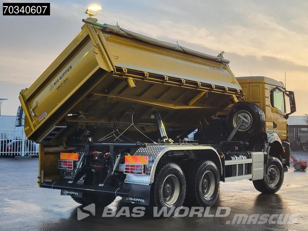 MAN TGS 33.480 6X6 6x6 12m3 KH-Kipper 3-way tipper Ste Kiperi kamioni