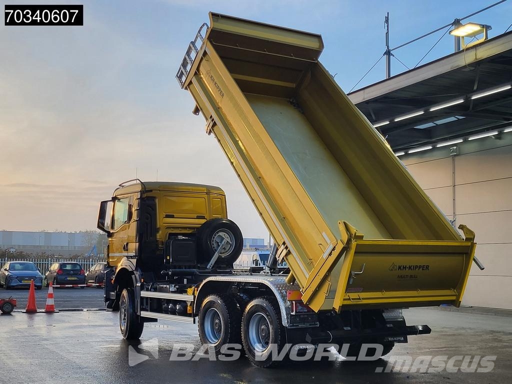 MAN TGS 33.480 6X6 6x6 12m3 KH-Kipper 3-way tipper Ste Kiperi kamioni
