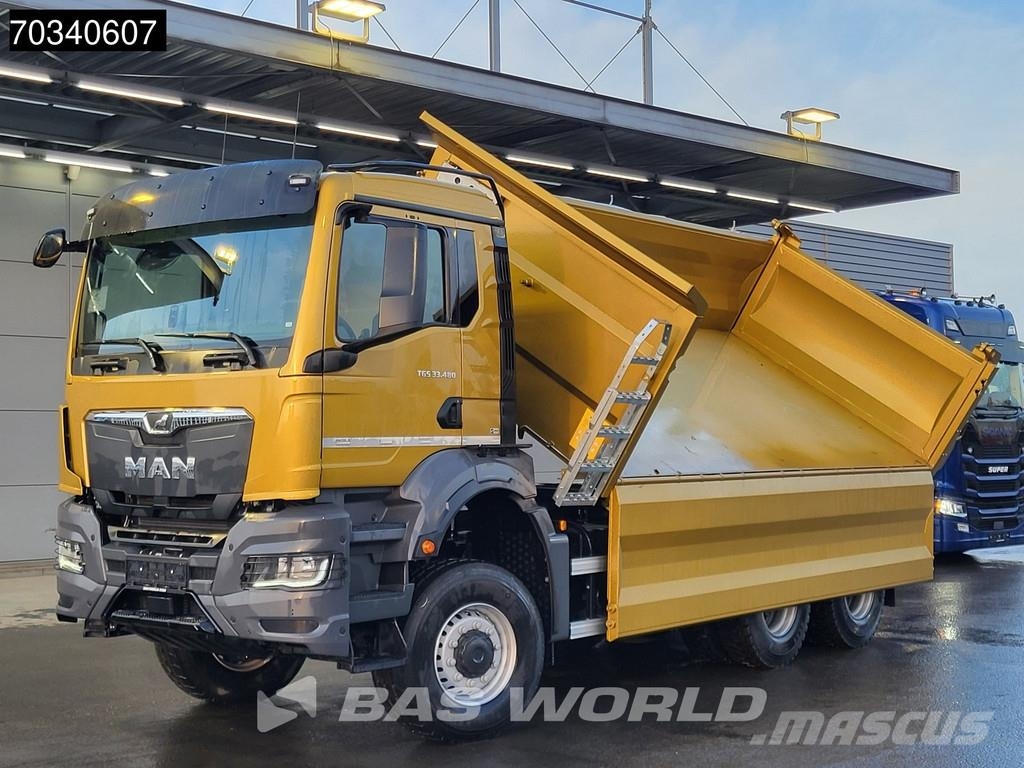 MAN TGS 33.480 6X6 6x6 12m3 KH-Kipper 3-way tipper Ste Kiperi kamioni