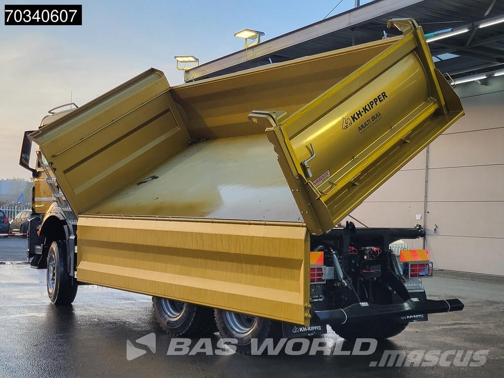 MAN TGS 33.480 6X6 6x6 12m3 KH-Kipper 3-way tipper Ste Kiperi kamioni