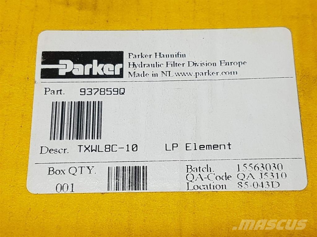 Parker TXWL8C-10-937859Q-Filter Hydraulika