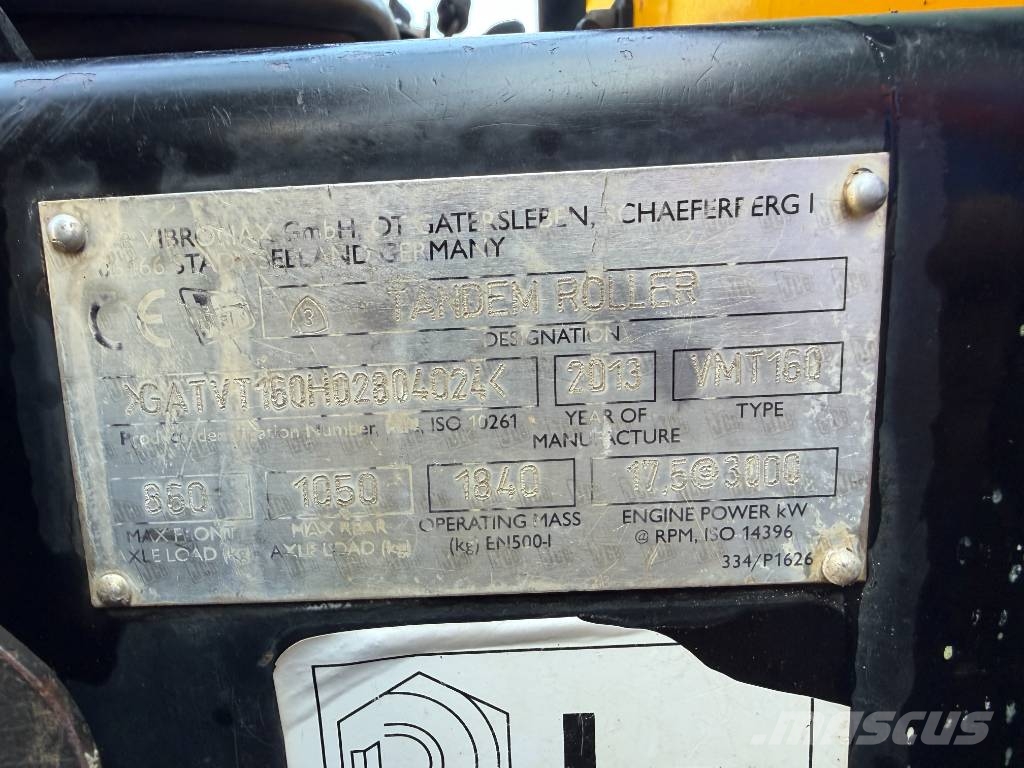 JCB VMT 160-80 80 Twin Drum Roller مداحل ثنائية الاسطوانة