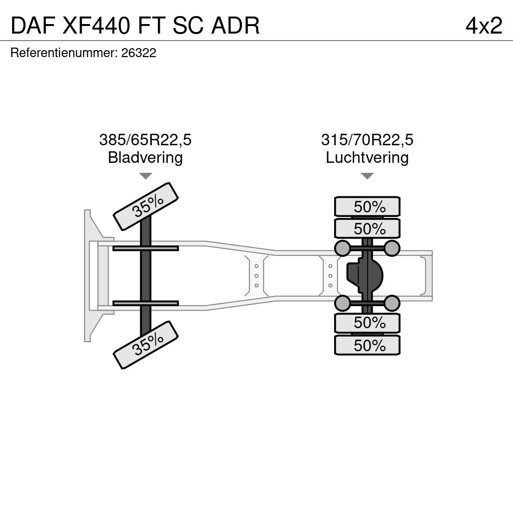 DAF XF440 FT SC ADR Sattelzugmaschinen