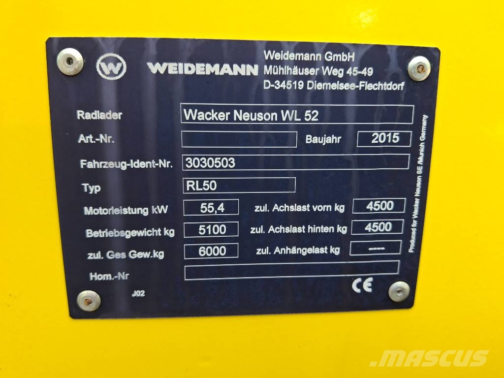 Wacker Neuson WL 52 Hjullastare