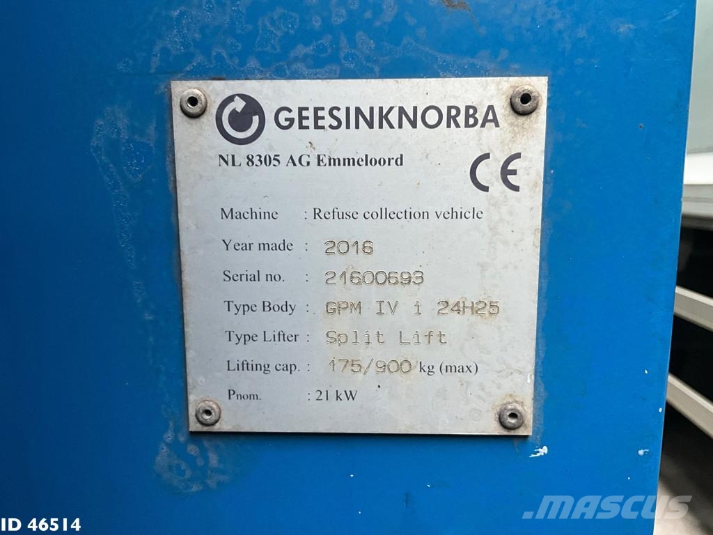 Scania P 320 Euro 6 Geesink 24 m³ Vuilniswagens