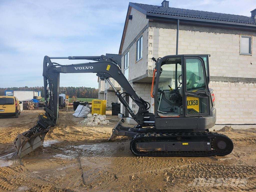 Volvo ECR58F حفارات صغيرة أقل من 7 طن (حفارات صغيرة)