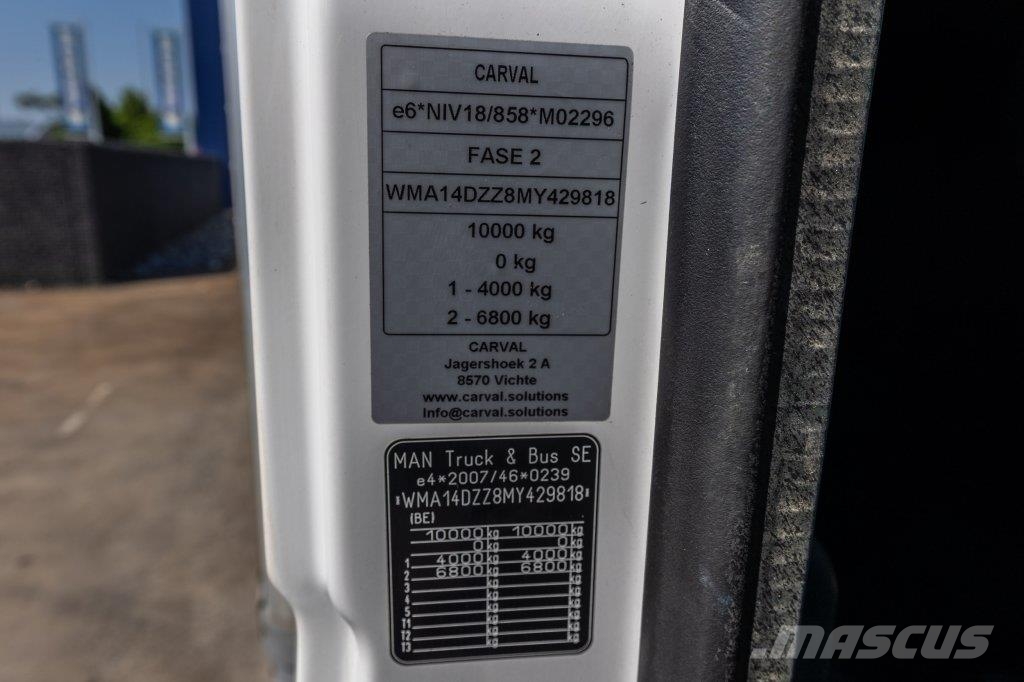 MAN TGL 10.190 BL - CARVAL INBOUW Camiones con caja de remolque